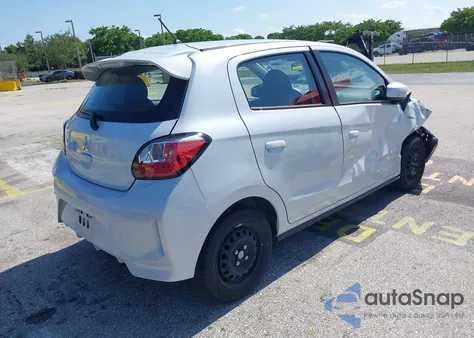 2024 Mitsubishi Mirage Es/Le из США, поврежденный, VIN ML32AUHJXRH012264